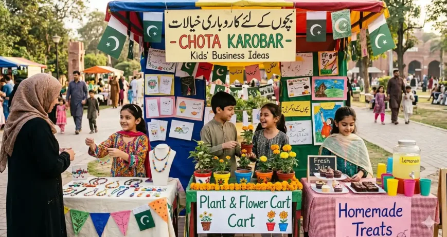 Business Ideas for Kids in Pakistan Business ideas for kids in Pakistan that build creativity, confidence, and entrepreneurial skills through fun, practical, and real-world learning activities.