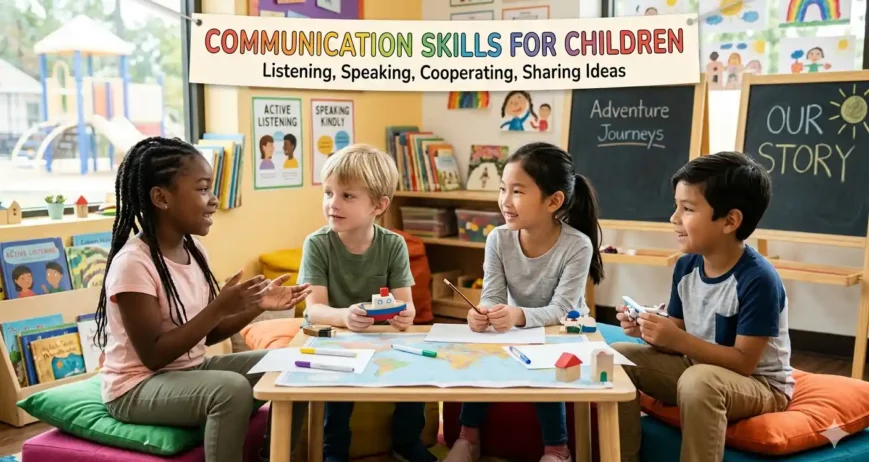 Communication Skills for Children Learn why communication skills for children are important and discover activities that improve confidence, speaking, listening, and social interaction.