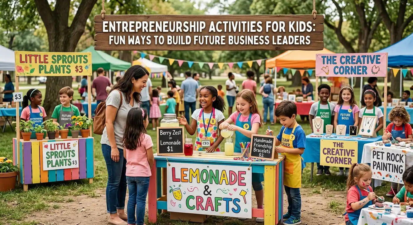 Entrepreneurship Activities for Kids: Fun Ways to Build Future Business Leaders