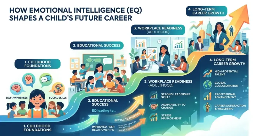 Learn how emotional intelligence shapes a child’s future career by building confidence, leadership, and real-world success skills.