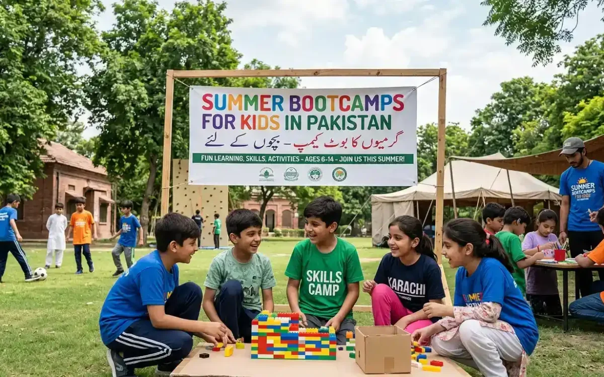 Discover the best summer bootcamps for kids in Pakistan that help children build creativity, confidence, STEM, leadership, and entrepreneurship skills.