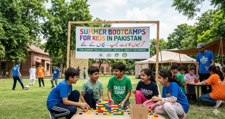 Summer Bootcamps for Kids in Pakistan (1) Discover the best summer bootcamps for kids in Pakistan that help children build creativity, confidence, STEM, leadership, and entrepreneurship skills.