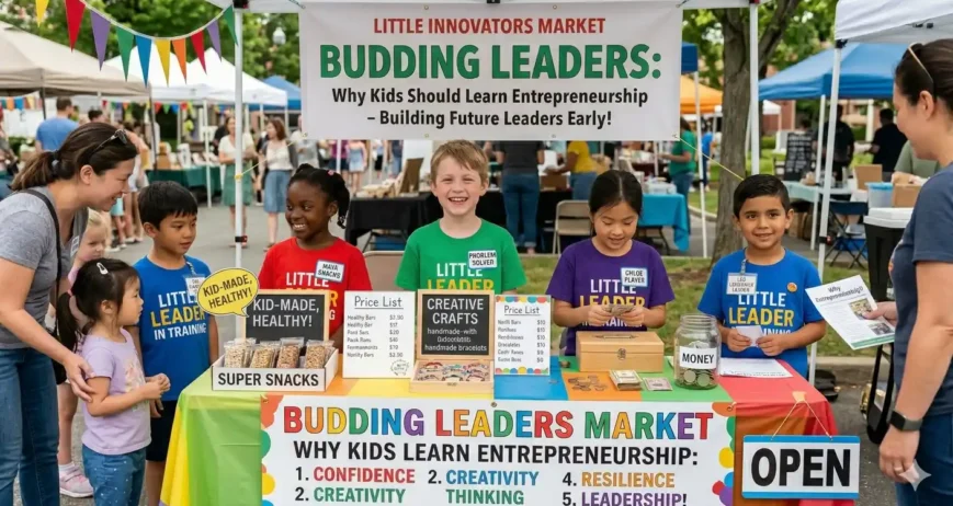 why kids should learn entrepreneurship Why kids should learn entrepreneurship and how it builds confidence, creativity, leadership, and future-ready skills for lifelong success.