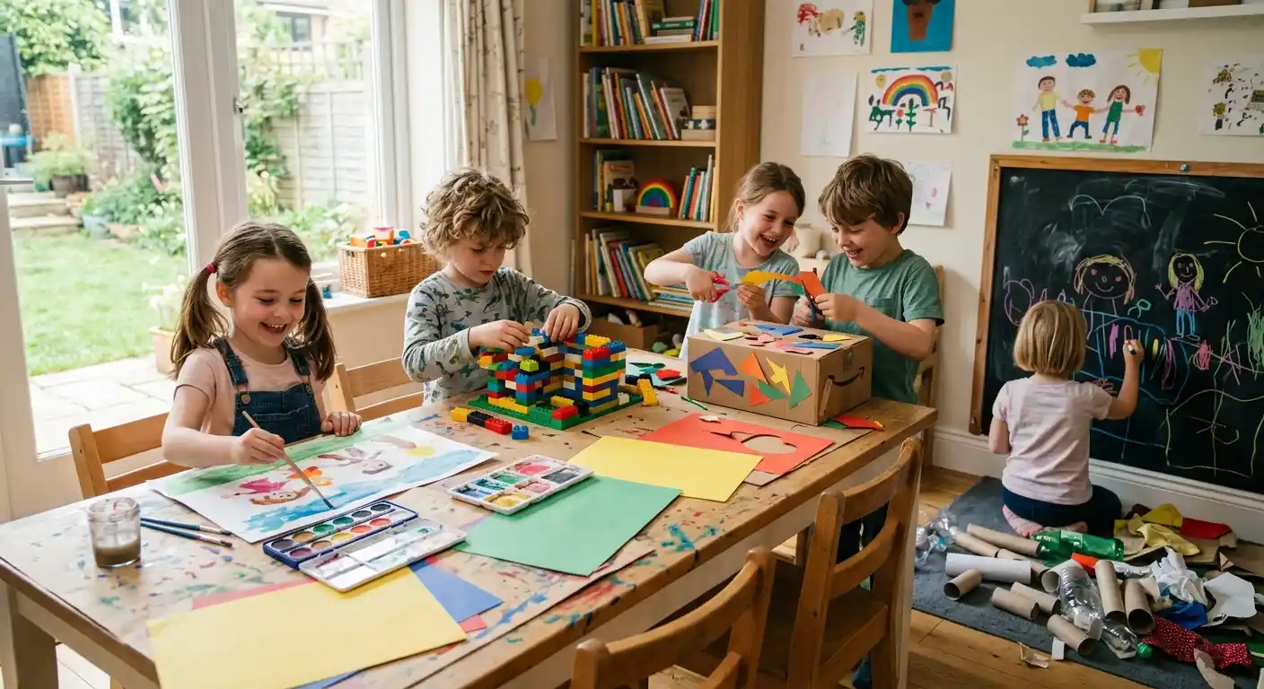 25 Fun Kids Activities to Improve Creativity at Home