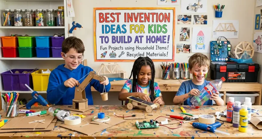 Best Invention Ideas for Kids to Build at Home Discover the best invention ideas for kids to build at home. Explore creative STEM projects, innovation activities, and hands-on learning experiences.