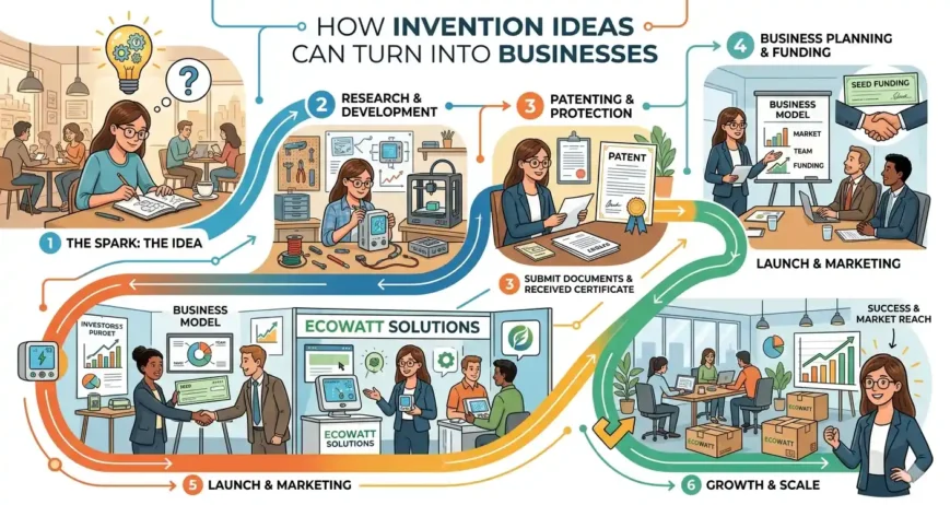 How Invention Ideas Can Turn Into Businesses Discover how invention ideas can turn into businesses. Learn how kids and young innovators transform ideas into real products, startups, and entrepreneurial success.