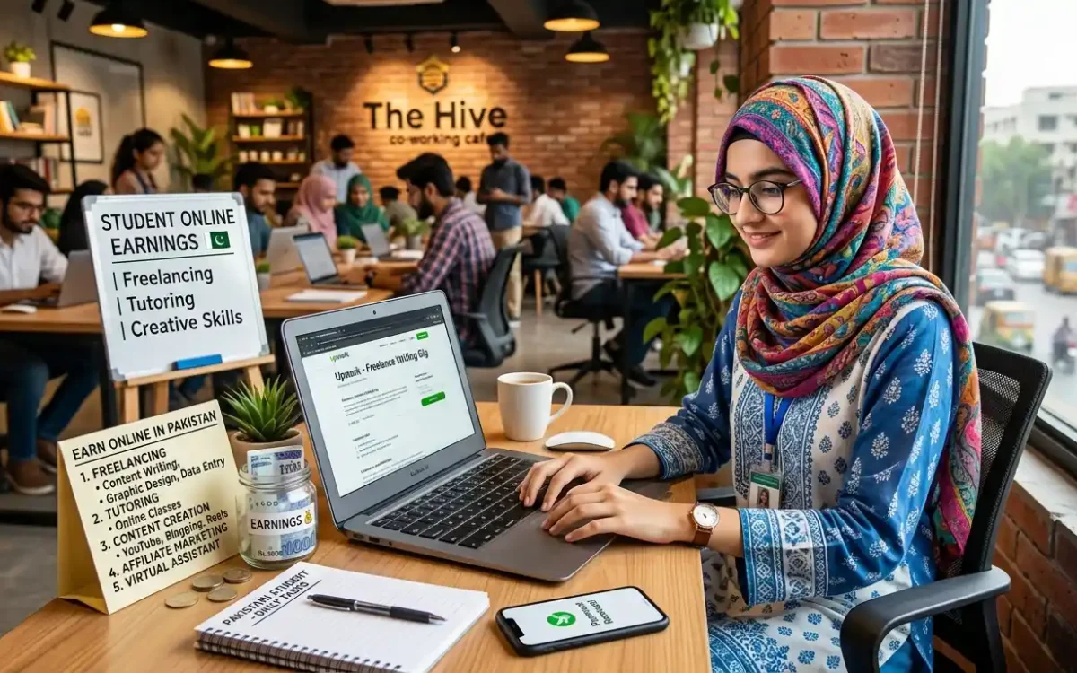 Discover how students can earn online in Pakistan using freelancing, digital skills, and simple online jobs to build income and experience.