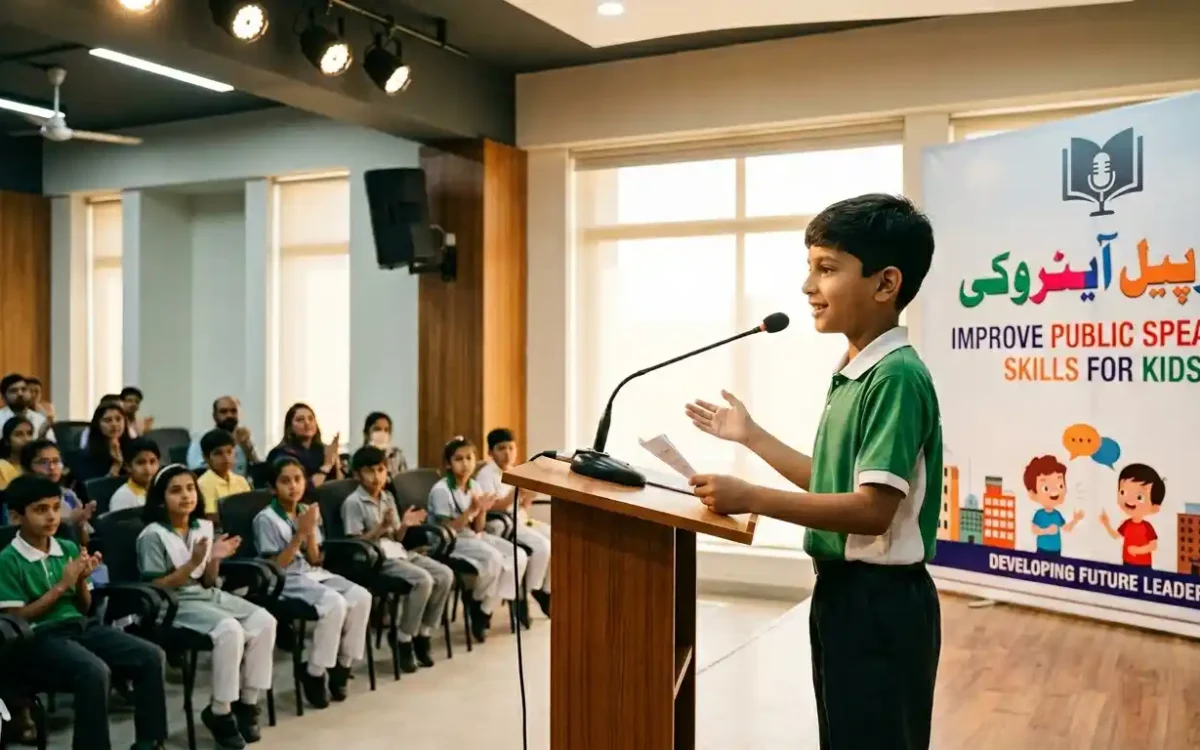 Learn how to improve public speaking skills for kids with simple activities, practical tips, and confidence-building exercises that prepare children for future success.