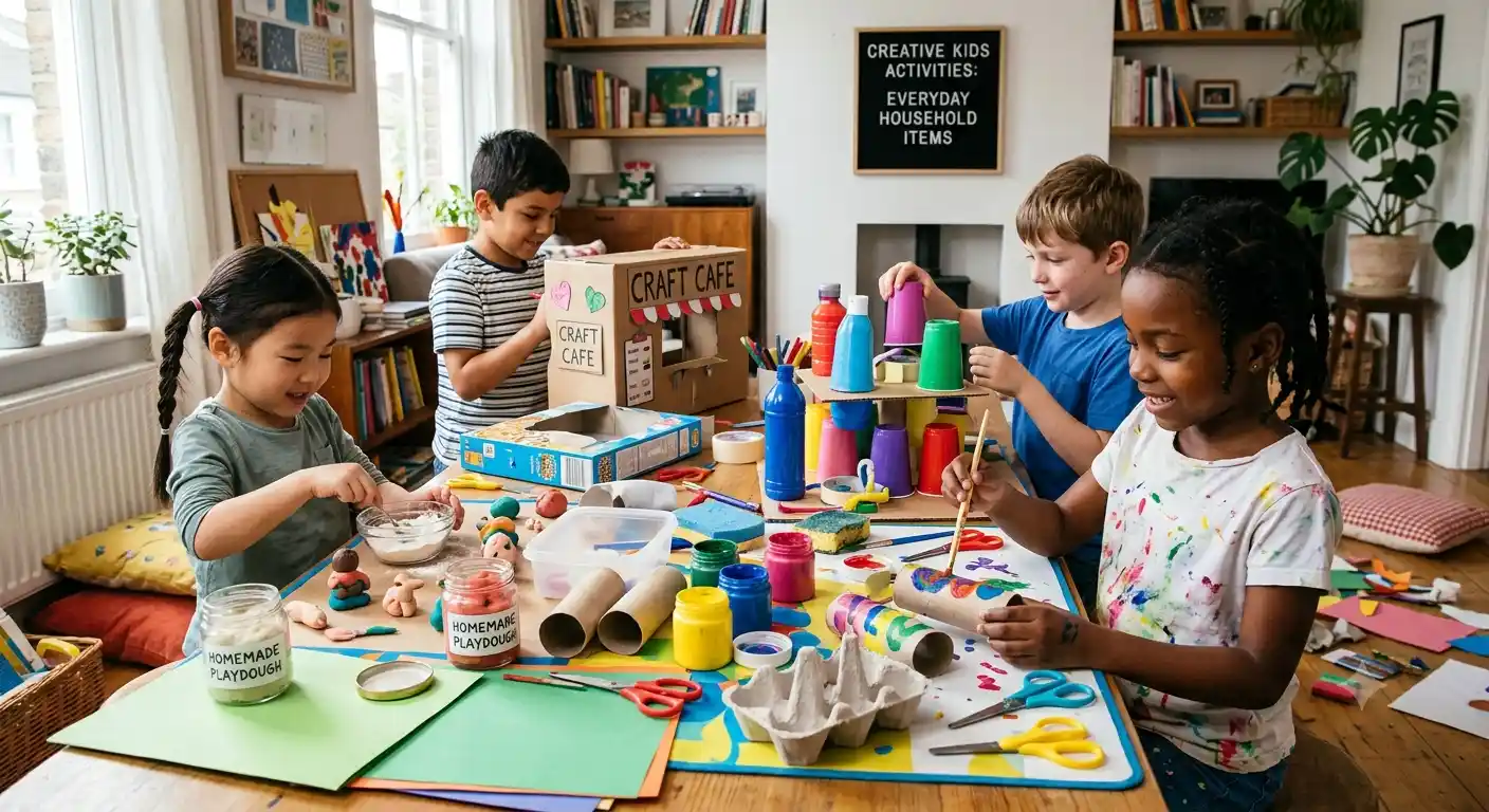 Creative Kids Activities Using Everyday Household