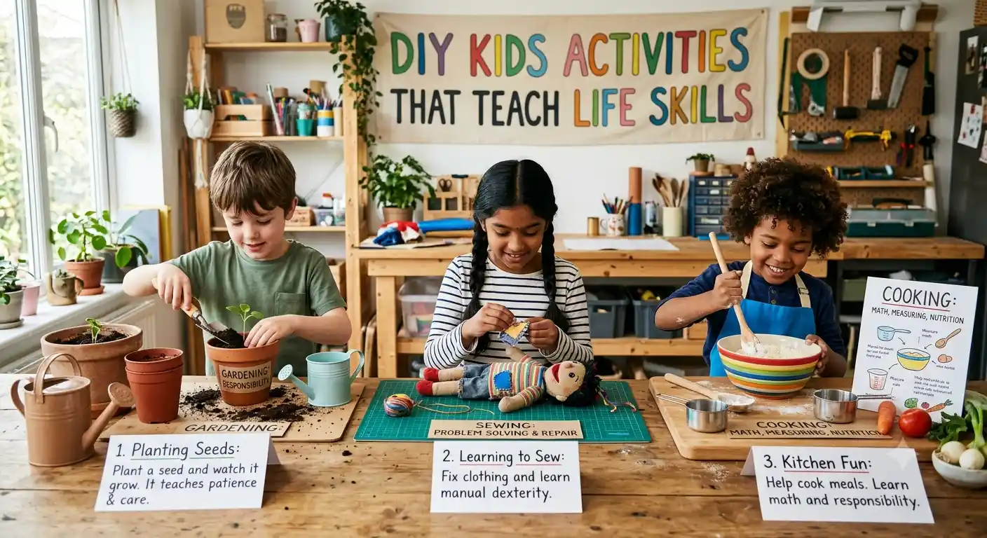DIY Kids Activities That Teach Life Skills