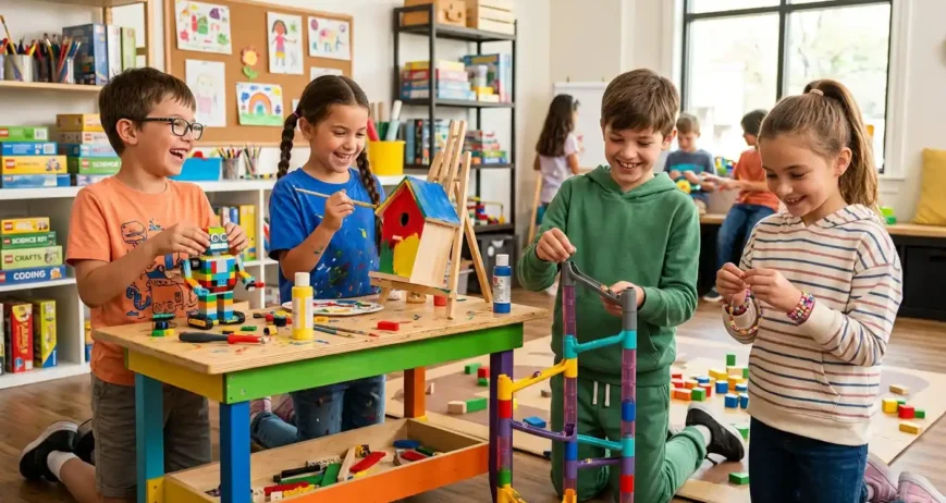 Kids Activities Discover the best kids activities for ages 7–10 that encourage creativity, critical thinking, communication, STEM learning, entrepreneurship, and physical activity. Help your child learn while having fun.