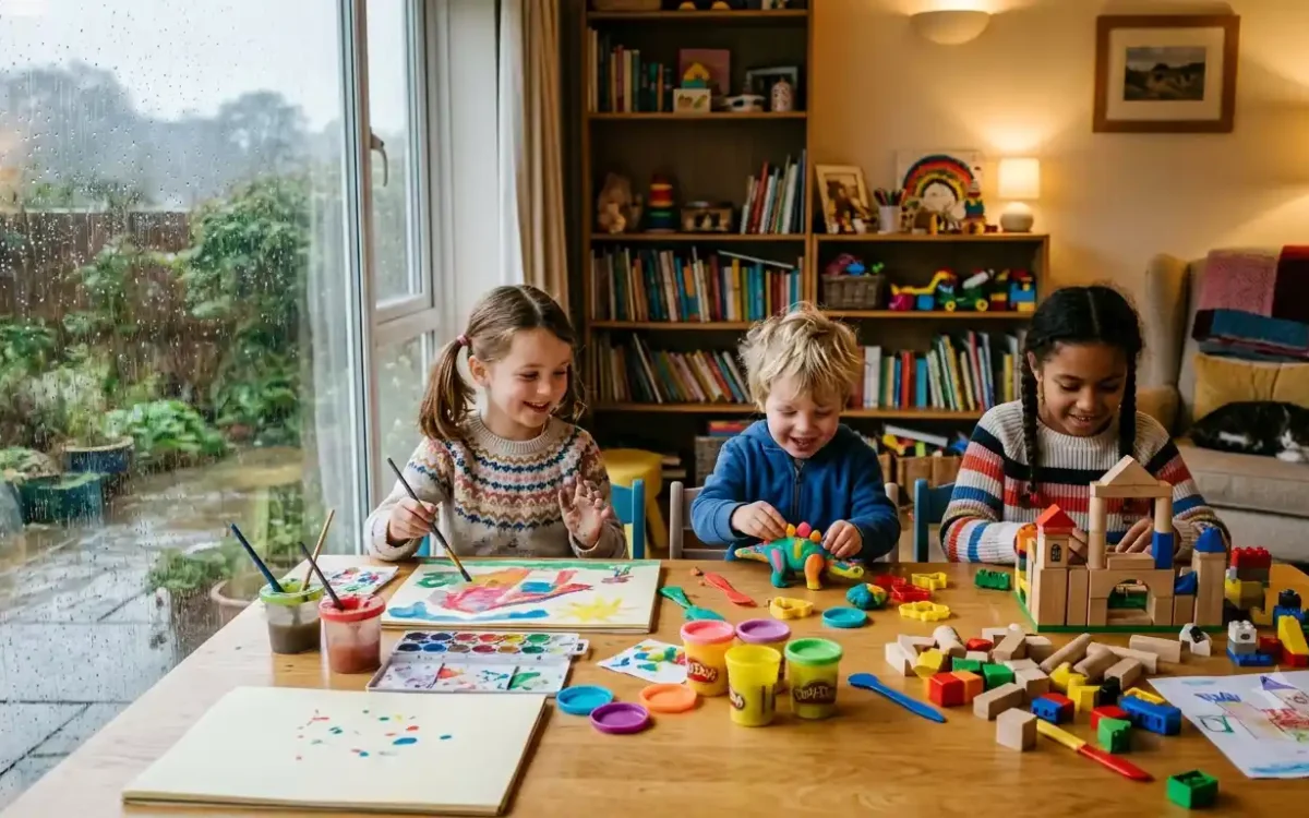 Discover the best rainy day kids activities that keep children engaged through STEM projects, creative crafts, reading, games, entrepreneurship, and life skills. Perfect for fun indoor learning at home.