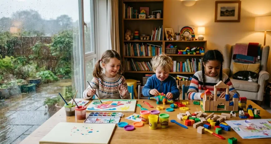 Rainy Day Kids Activities That Keep Children Engaged Discover the best rainy day kids activities that keep children engaged through STEM projects, creative crafts, reading, games, entrepreneurship, and life skills. Perfect for fun indoor learning at home.