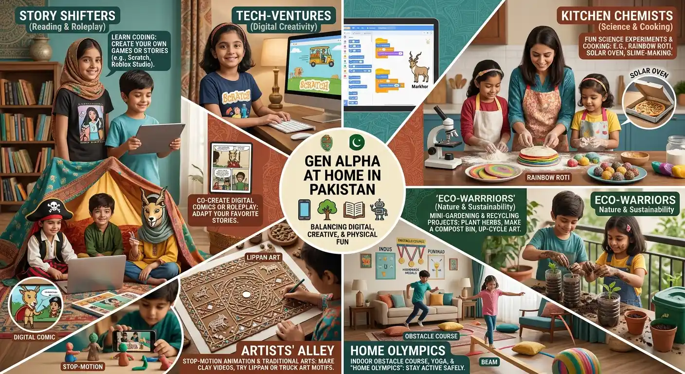 20 Gen Alpha Kids Activities to Try at Home in Pakistan