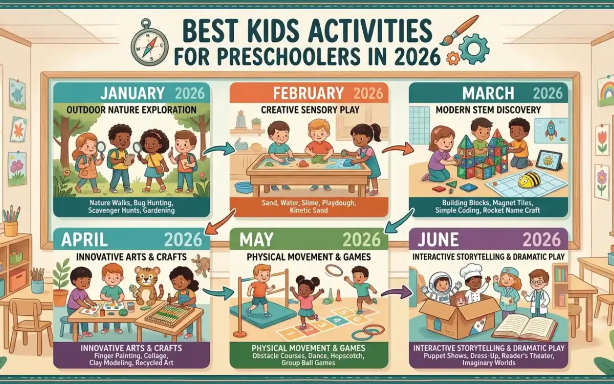Best Kids Activities for Preschoolers in 2026