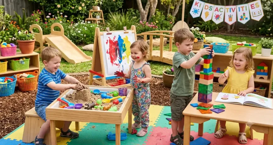 Best Kids Activities for Toddlers (Ages 2–4) Discover the best kids activities for toddlers ages 2–4, including sensory play, creative activities, movement games, storytelling, and simple learning ideas.