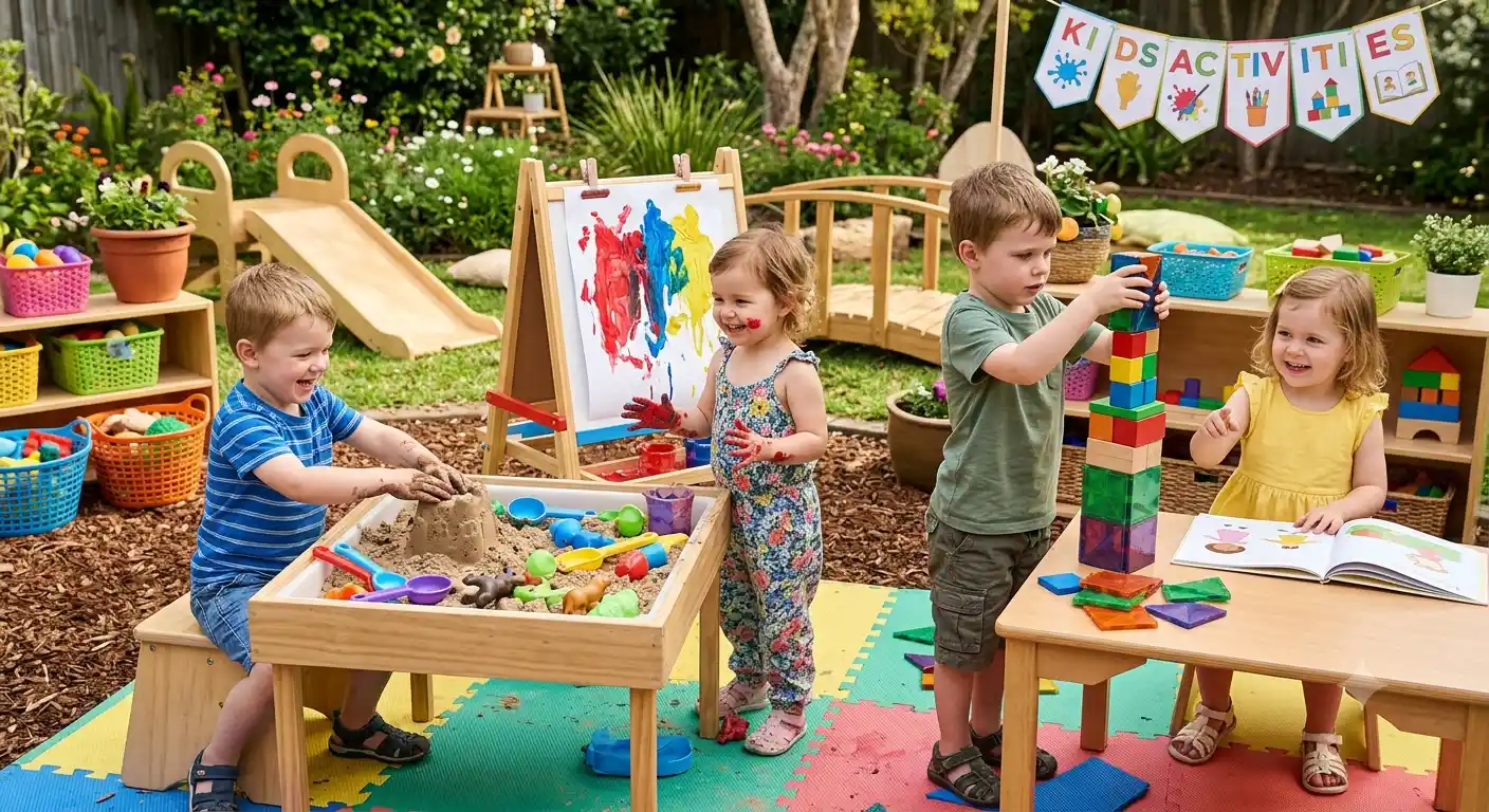 Discover the best kids activities for toddlers ages 2–4, including sensory play, creative activities, movement games, storytelling, and simple learning ideas.