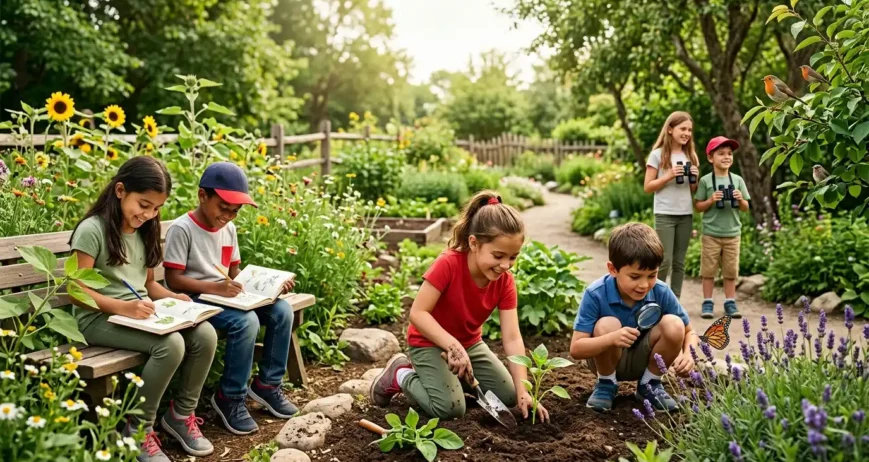 12 Nature Activities That Help Kids Connect With the Environment.jfif Discover 12 fun nature activities for kids that encourage environmental awareness, creativity, observation, STEM learning, and a deeper connection with nature.
