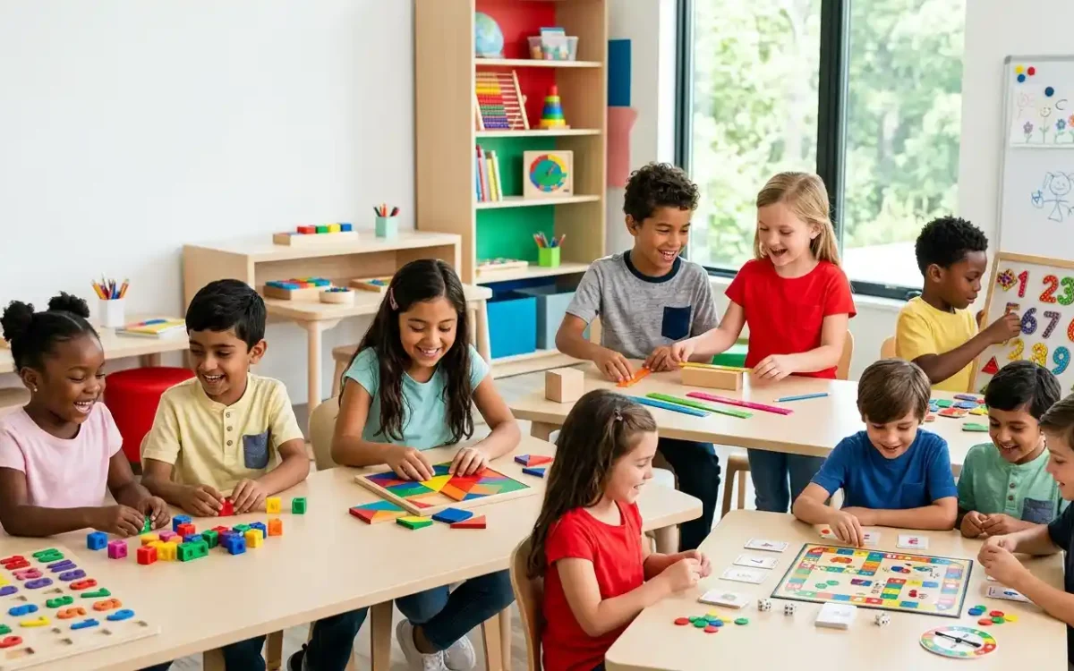 Discover 15 fun math activities for kids that make learning numbers, counting, patterns, problem-solving, shapes, and basic math concepts exciting.
