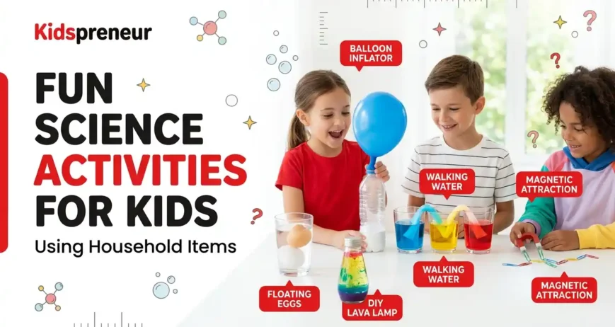 Fun Science Activities for Kids Using Household Items Fun Science Activities for Kids Using Household Items