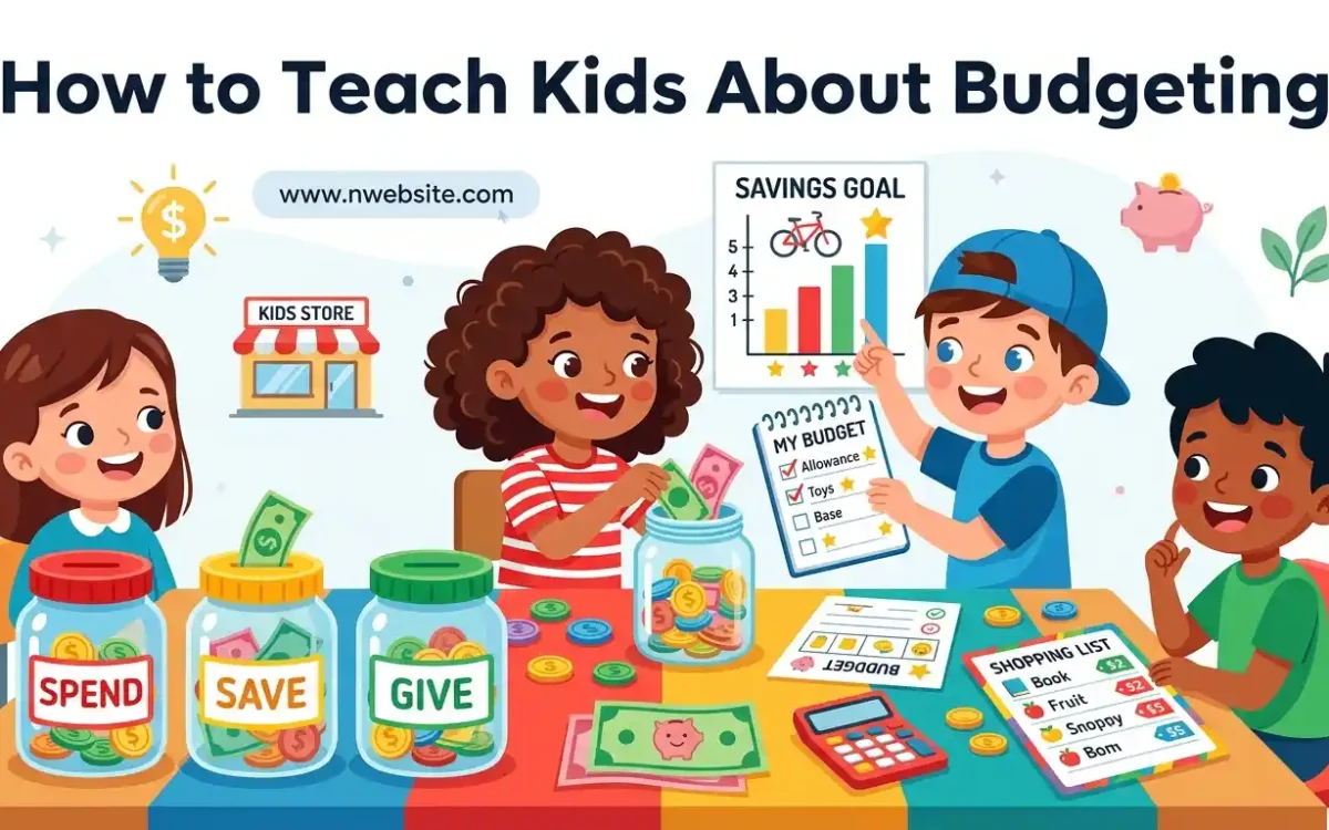 Learn how to teach kids about budgeting with simple activities, saving goals, spending tips, money games, and entrepreneurship lessons for children.
