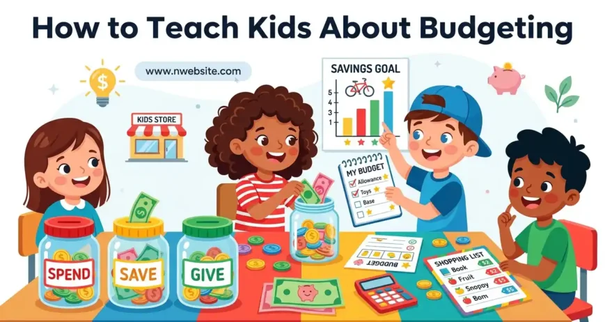 Learn how to teach kids about budgeting with simple activities, saving goals, spending tips, money games, and entrepreneurship lessons for children.